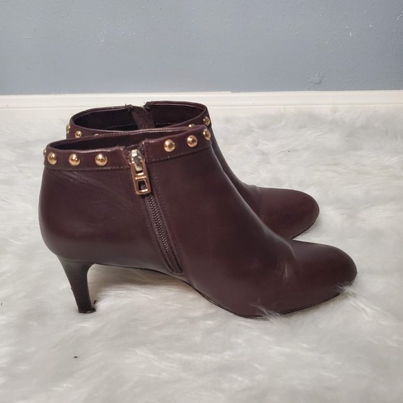 Coach Brown A00310 Holiday Soft Shine Chestnut Leather Boots/Booties, 7 - Picture 4 of 10